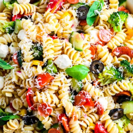 Easy Classic Italian Pasta Salad