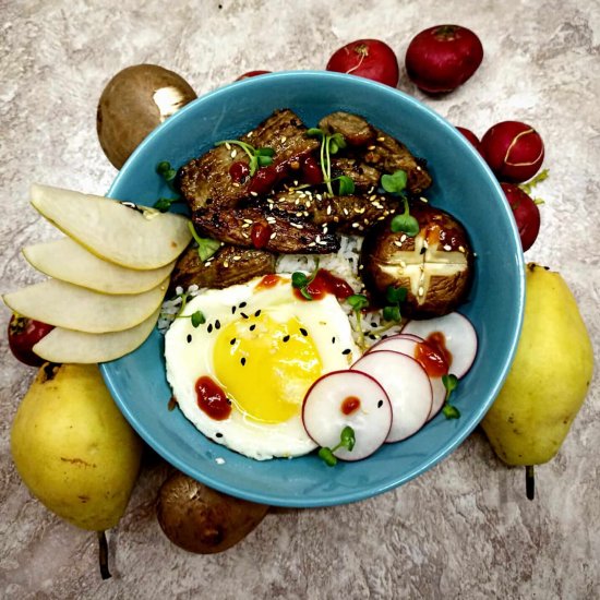 Korean Beef Bulgogi bowl