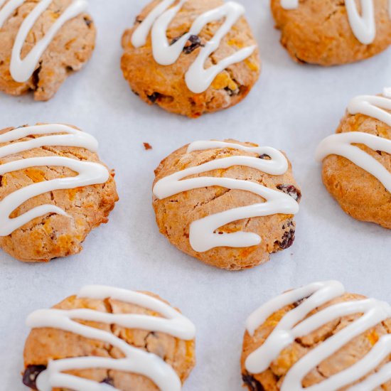 Soft Carrot Cake Cookies