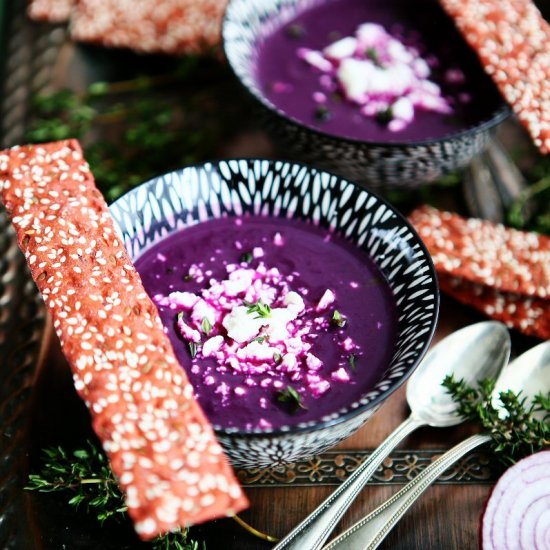 Purple Sweet Potato Soup