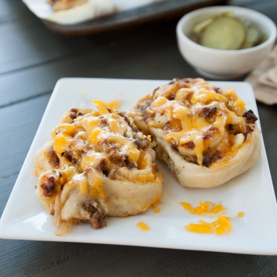 Cheeseburger Pinwheels