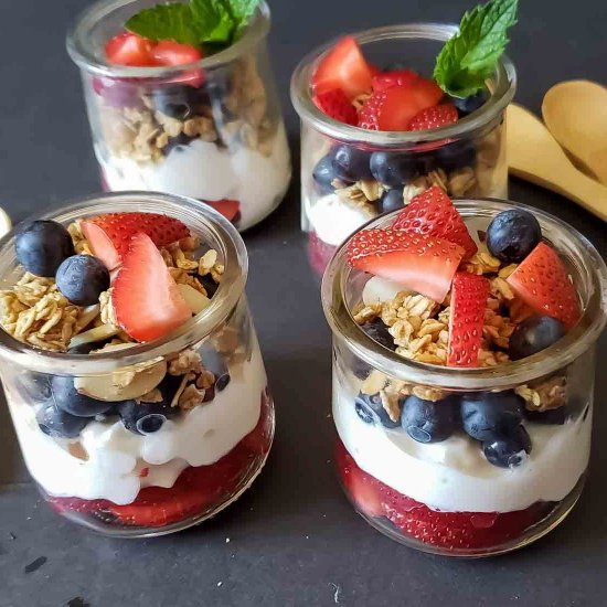 Cottage Cheese and Fruit Parfaits