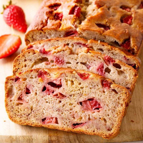 Strawberry Banana Bread