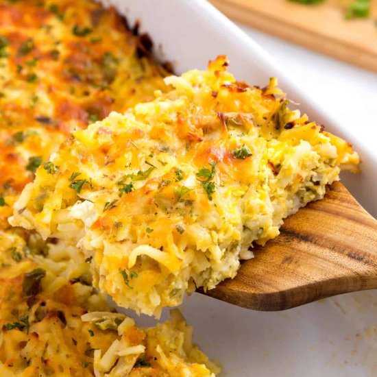 Cheesy Breakfast Potato Casserole