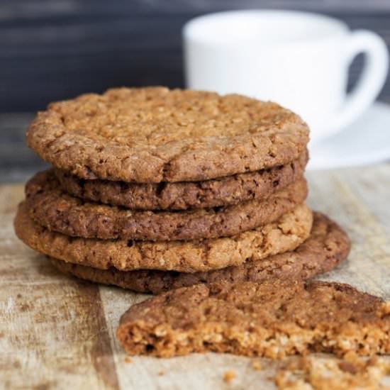 Vegan oat biscuits