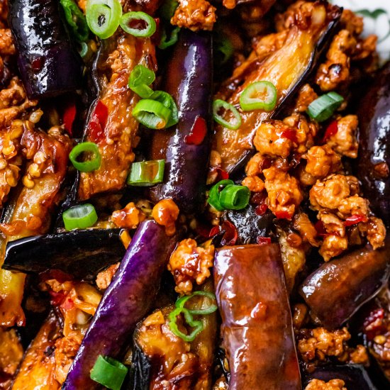 Chinese Eggplant with Minced Pork