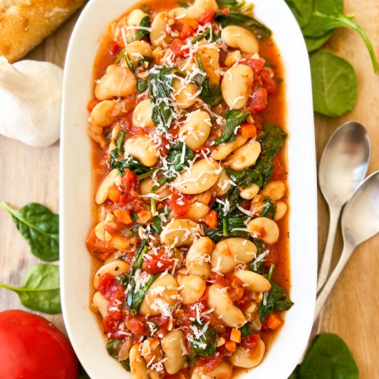 Tomato & Garlic Butter Beans