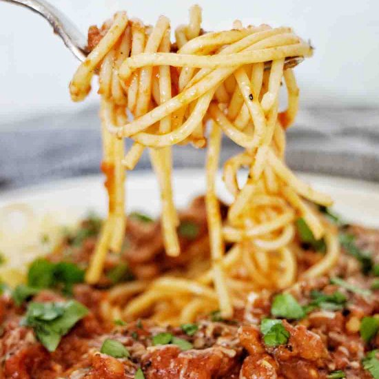 Spaghetti Alla Bolognese