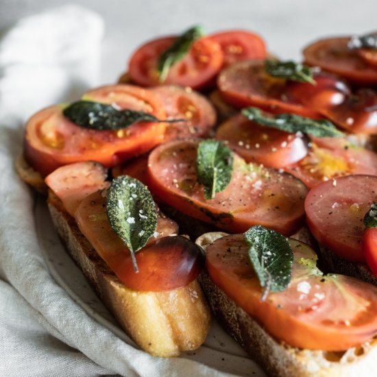 Heirloom Tomato Bruschetta