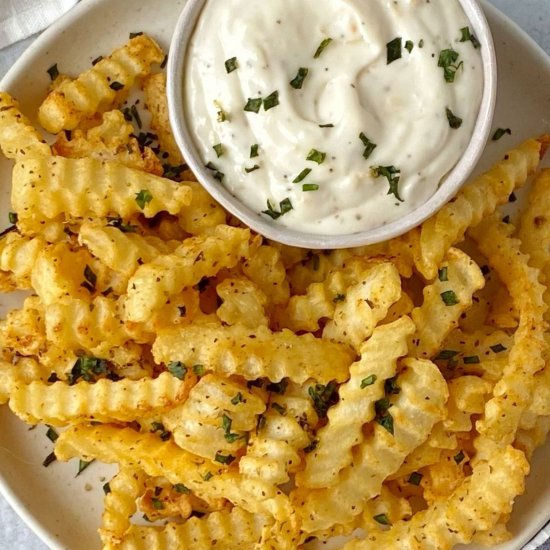 French Fries with Garlic Aioli