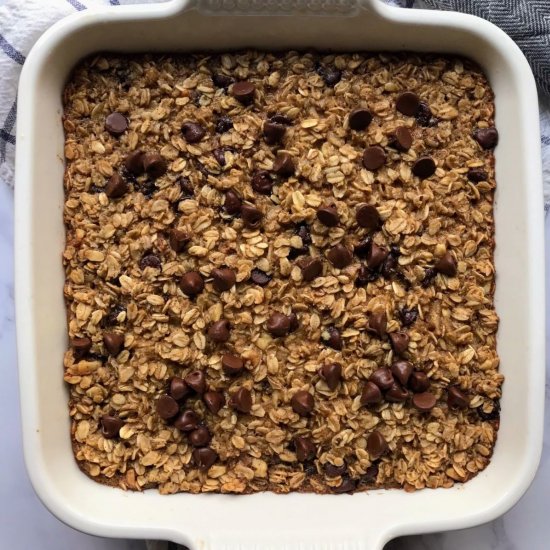 Chocolate Chip Baked Oats