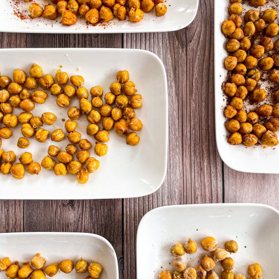 Crispy Roasted Chickpeas: 5 Flavors