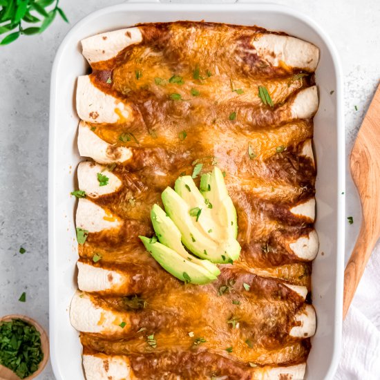 Ground Turkey Enchiladas