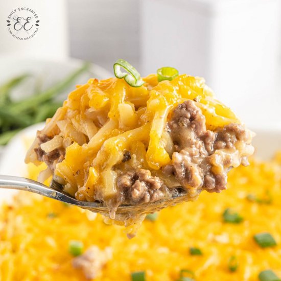 Hamburger Hash Brown Casserole