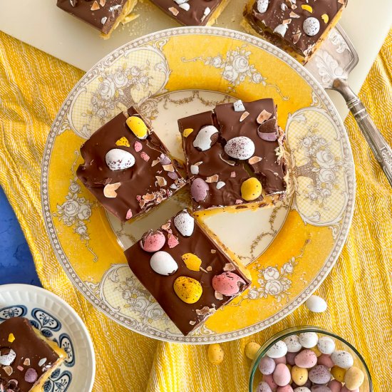 Mini Egg Millionaire Shortbread