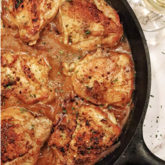 Cajun Spiced Smothered Chicken