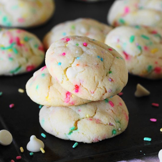 Funfetti Cake Mix Cookies