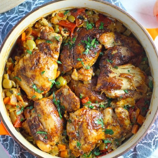 Easy Spanish Chicken and Rice