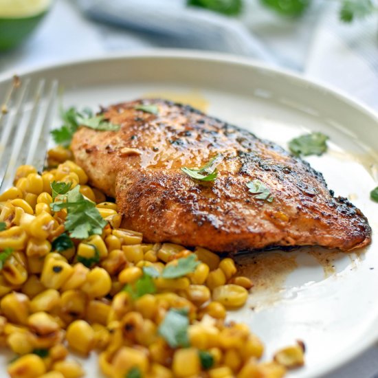 Southwest Skillet Blackened Chicken