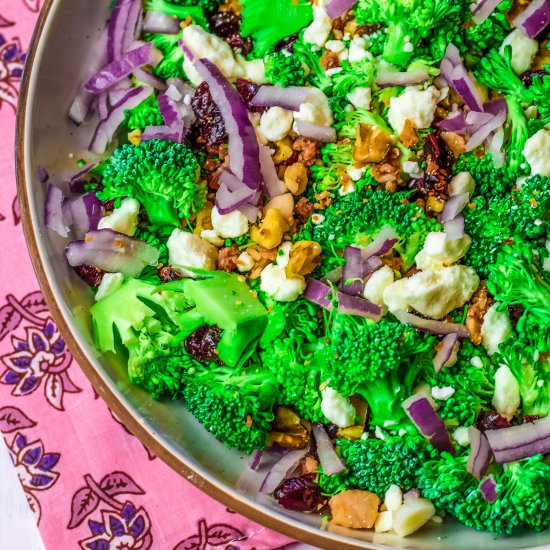 Broccoli Salad without Mayo