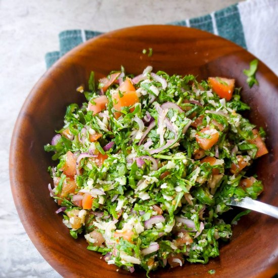 Healthy Arugula Coconut Salad