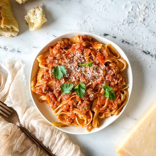 Slow Cooker Lamb Ragu