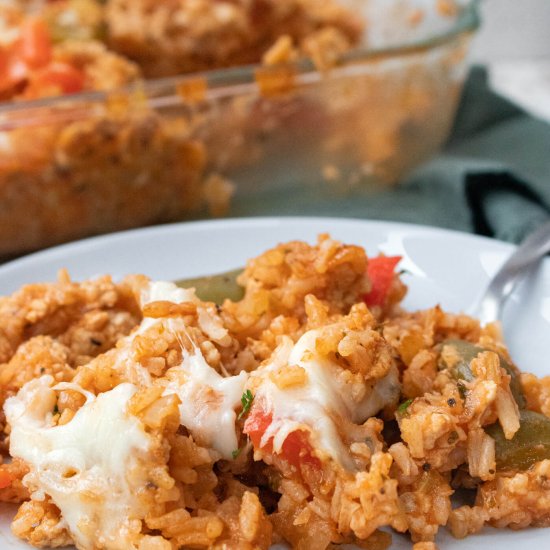 Deconstructed Stuffed Pepper Meal