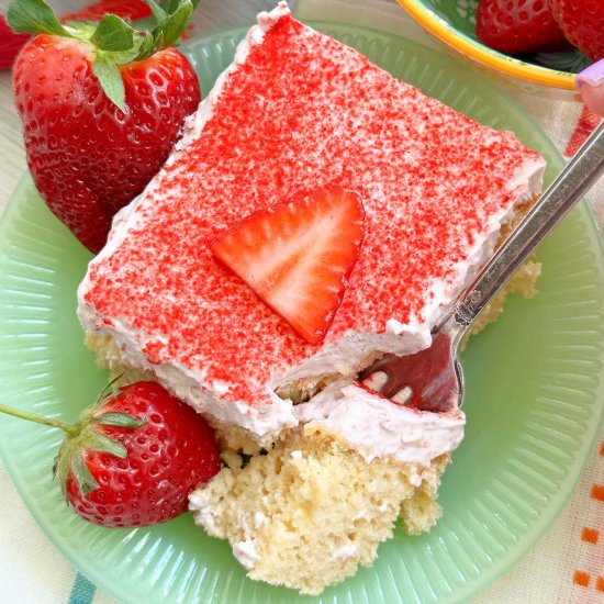 Strawberry Tres Leches Cake