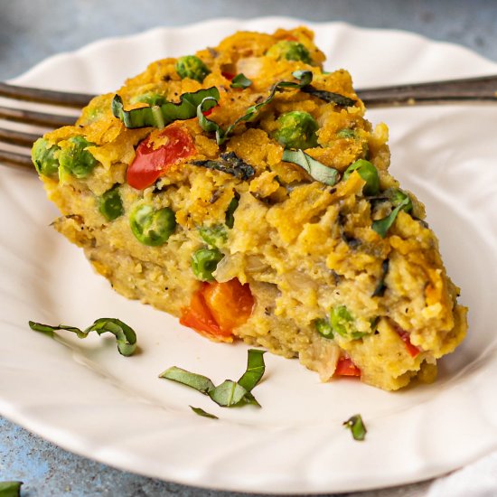 Vegan Polenta Frittata