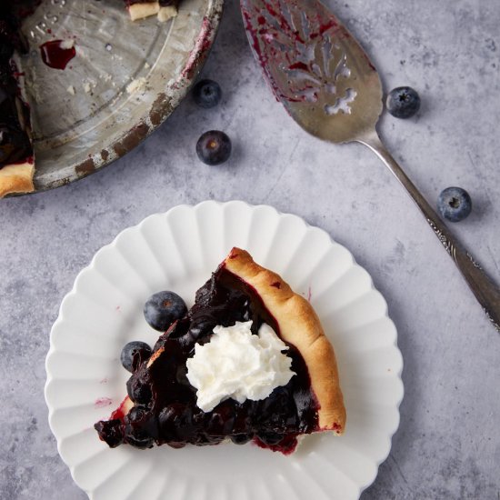 Fresh Blueberry Pie