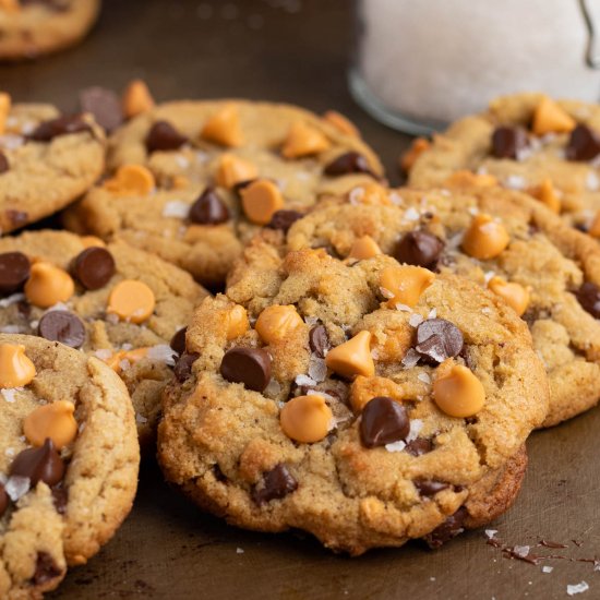 Chocolate Chip Butterscotch Cookies