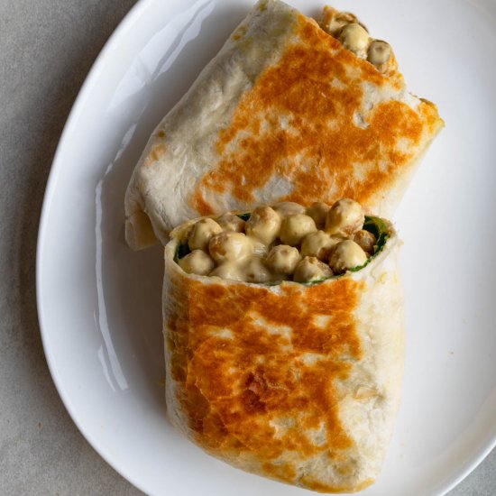 Easy Chickpea Wraps