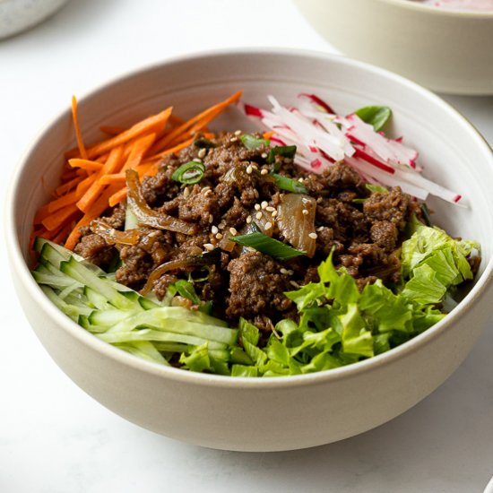 Ground Beef Bulgogi