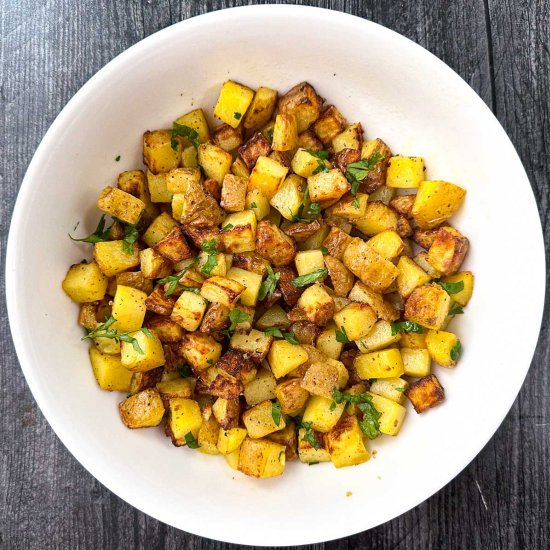 Easy Air Fryer Diced Potatoes