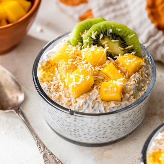 Tropical Chia Pudding Breakfast