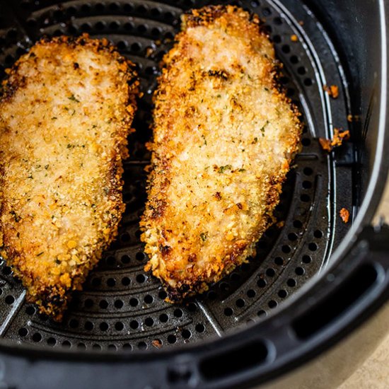 Honey-Mustard Air Fryer Pork Chops