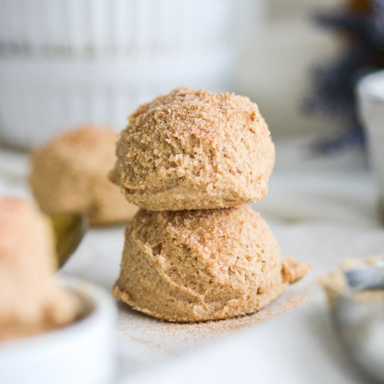 Edible Snickerdoodle Cookie Dough