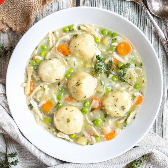 Vegan Chicken and Dumplings