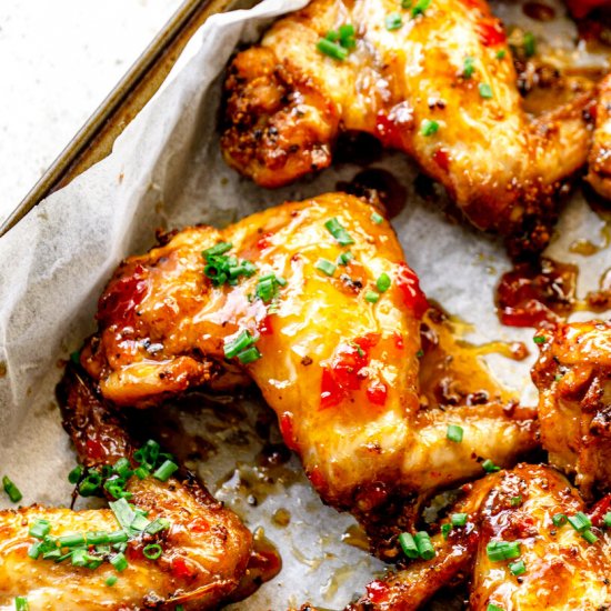 Air Fryer Maple Scotch Bonnet Wings