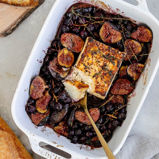 Baked Feta with Figs