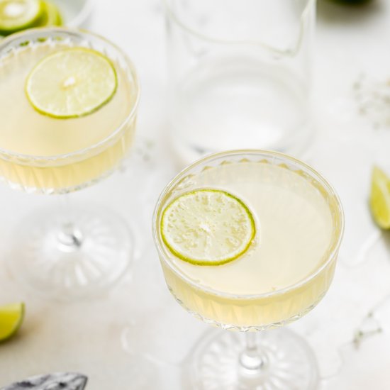 Sparkling French Gimlet