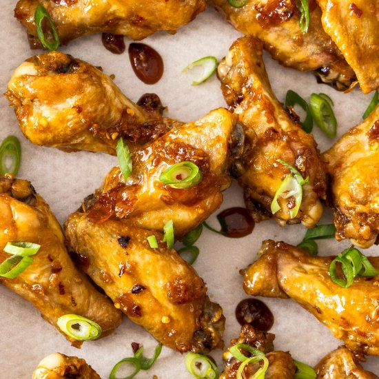 Honey Garlic Chicken Wings