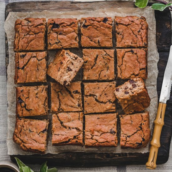 Chickpea Peanut Butter Blondies