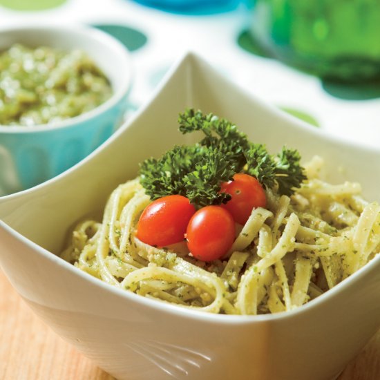 Peanut Parsley Pesto