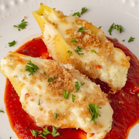 Giant Cheese Stuffed Shells