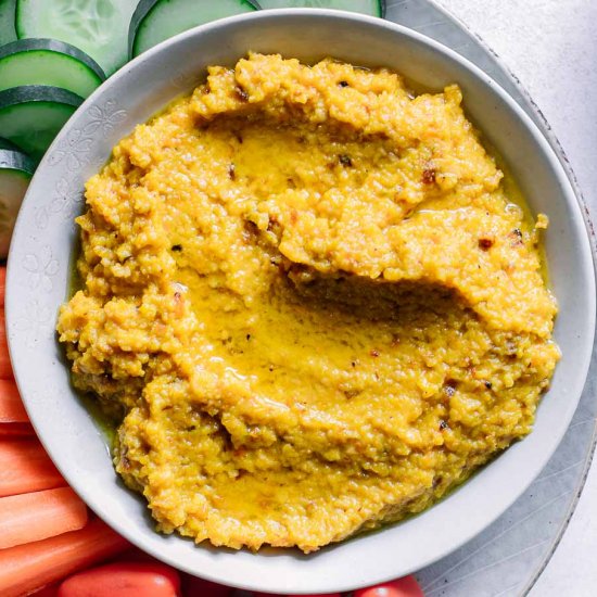 Roasted Golden Beet Hummus