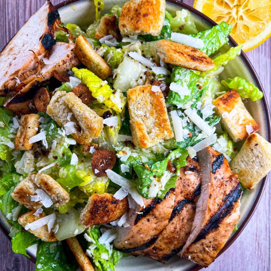 BEST Chicken Caesar Salad