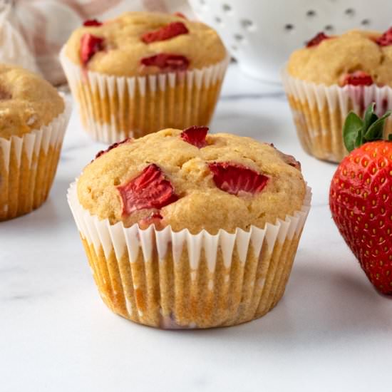 Strawberry Lemon Muffins