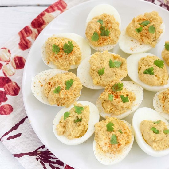 Hummus Deviled Eggs