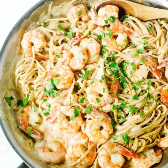 Creamy Shrimp Alfredo